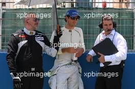27.06.2010 Valencia, Spain,  Bruno Senna (BRA), Hispania Racing F1 Team, HRT - Formula 1 World Championship, Rd 9, European Grand Prix, Sunday Pre-Race Grid