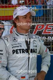 27.06.2010 Valencia, Spain,  Nico Rosberg (GER), Mercedes GP Petronas - Formula 1 World Championship, Rd 9, European Grand Prix, Sunday Pre-Race Grid