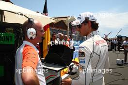 27.06.2010 Valencia, Spain,  Adrian Sutil (GER), Force India F1 Team - Formula 1 World Championship, Rd 9, European Grand Prix, Sunday Pre-Race Grid