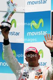 27.06.2010 Valencia, Spain,  Lewis Hamilton (GBR), McLaren Mercedes - Formula 1 World Championship, Rd 9, European Grand Prix, Sunday Podium