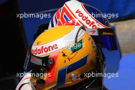 27.06.2010 Valencia, Spain,  Jenson Button (GBR), McLaren Mercedes, Lewis Hamilton (GBR), McLaren Mercedes - Formula 1 World Championship, Rd 9, European Grand Prix, Sunday Podium