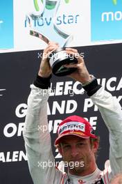 27.06.2010 Valencia, Spain,  Jenson Button (GBR), McLaren Mercedes - Formula 1 World Championship, Rd 9, European Grand Prix, Sunday Podium