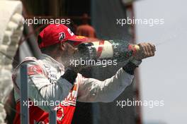 27.06.2010 Valencia, Spain,  Lewis Hamilton (GBR), McLaren Mercedes  - Formula 1 World Championship, Rd 9, European Grand Prix, Sunday Podium