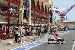 27.06.2010 Valencia, Spain,  Lewis Hamilton (GBR), McLaren Mercedes takes his drive through penalty - Formula 1 World Championship, Rd 9, European Grand Prix, Sunday Race