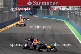 27.06.2010 Valencia, Spain,  Sebastian Vettel (GER), Red Bull Racing - Formula 1 World Championship, Rd 9, European Grand Prix, Sunday Race