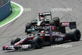 27.06.2010 Valencia, Spain,  Karun Chandhok (IND), Hispania Racing F1 Team HRT  - Formula 1 World Championship, Rd 9, European Grand Prix, Sunday Race