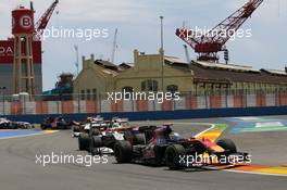 27.06.2010 Valencia, Spain,  Sébastien Buemi (SUI), Scuderia Toro Rosso - Formula 1 World Championship, Rd 9, European Grand Prix, Sunday Race