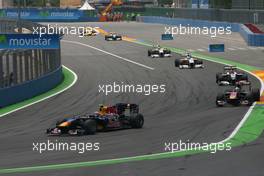 27.06.2010 Valencia, Spain,  Mark Webber (AUS), Red Bull Racing  - Formula 1 World Championship, Rd 9, European Grand Prix, Sunday Race