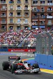 27.06.2010 Valencia, Spain,  Bruno Senna (BRA), Hispania Racing F1 Team, HRT - Formula 1 World Championship, Rd 9, European Grand Prix, Sunday Race