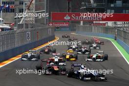 27.06.2010 Valencia, Spain,  Nico Hulkenberg (GER), Williams F1 Team - Formula 1 World Championship, Rd 9, European Grand Prix, Sunday Race