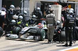 27.06.2010 Valencia, Spain,  Michael Schumacher (GER), Mercedes GP Petronas - Formula 1 World Championship, Rd 9, European Grand Prix, Sunday Race