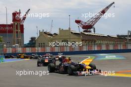 27.06.2010 Valencia, Spain,  Mark Webber (AUS), Red Bull Racing - Formula 1 World Championship, Rd 9, European Grand Prix, Sunday Race