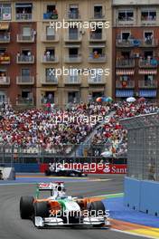27.06.2010 Valencia, Spain,  Adrian Sutil (GER), Force India F1 Team - Formula 1 World Championship, Rd 9, European Grand Prix, Sunday Race