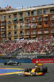 27.06.2010 Valencia, Spain,  Vitaly Petrov (RUS), Renault F1 Team  - Formula 1 World Championship, Rd 9, European Grand Prix, Sunday Race