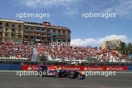 27.06.2010 Valencia, Spain,  Sebastian Vettel (GER), Red Bull Racing  - Formula 1 World Championship, Rd 9, European Grand Prix, Sunday Race