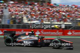 27.06.2010 Valencia, Spain,  Bruno Senna (BRA), Hispania Racing F1 Team HRT  - Formula 1 World Championship, Rd 9, European Grand Prix, Sunday Race