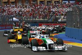 27.06.2010 Valencia, Spain,  Adrian Sutil (GER), Force India F1 Team  - Formula 1 World Championship, Rd 9, European Grand Prix, Sunday Race