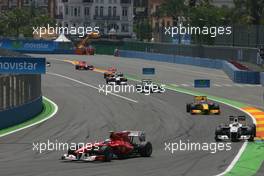 27.06.2010 Valencia, Spain,  Fernando Alonso (ESP), Scuderia Ferrari  - Formula 1 World Championship, Rd 9, European Grand Prix, Sunday Race