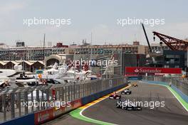 27.06.2010 Valencia, Spain,  Nico Hulkenberg (GER), Williams F1 Team - Formula 1 World Championship, Rd 9, European Grand Prix, Sunday Race