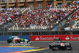 27.06.2010 Valencia, Spain,  Jaime Alguersuari (ESP), Scuderia Toro Rosso  - Formula 1 World Championship, Rd 9, European Grand Prix, Sunday Race