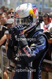 26.06.2010 Valencia, Spain,  Sebastian Vettel (GER), Red Bull Racing in pole position - Formula 1 World Championship, Rd 9, European Grand Prix, Saturday Qualifying