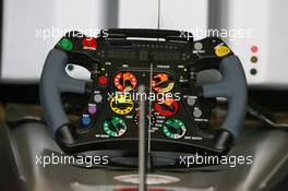 26.06.2010 Valencia, Spain,  Michael Schumacher (GER), Mercedes GP Petronas steering wheel - Formula 1 World Championship, Rd 9, European Grand Prix, Saturday Practice