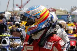 26.06.2010 Valencia, Spain,  Fernando Alonso (ESP), Scuderia Ferrari - Formula 1 World Championship, Rd 9, European Grand Prix, Saturday Qualifying