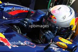 26.06.2010 Valencia, Spain,  Sebastian Vettel (GER), Red Bull Racing gets pole position - Formula 1 World Championship, Rd 9, European Grand Prix, Saturday Qualifying