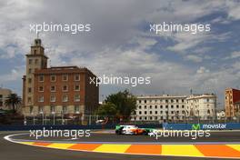 26.06.2010 Valencia, Spain,  Adrian Sutil (GER), Force India F1 Team  - Formula 1 World Championship, Rd 9, European Grand Prix, Saturday Practice