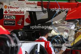 26.06.2010 Valencia, Spain,  Ferrari exhaust detail - Formula 1 World Championship, Rd 9, European Grand Prix, Saturday Practice