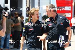 24.06.2010 Valencia, Spain,  Sebastian Vettel (GER), Red Bull Racing - Formula 1 World Championship, Rd 9, European Grand Prix, Thursday