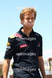 24.06.2010 Valencia, Spain,  Sebastian Vettel (GER), Red Bull Racing - Formula 1 World Championship, Rd 9, European Grand Prix, Thursday