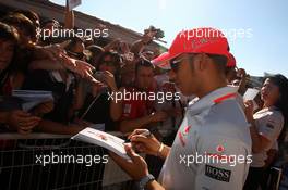 24.06.2010 Valencia, Spain,  Lewis Hamilton (GBR), McLaren Mercedes - Formula 1 World Championship, Rd 9, European Grand Prix, Thursday