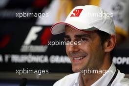 24.06.2010 Valencia, Spain,  Pedro de la Rosa (ESP), BMW Sauber F1 Team - Formula 1 World Championship, Rd 9, European Grand Prix, Thursday Press Conference