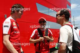 24.06.2010 Valencia, Spain,  Rob Smedly, (GBR), Scuderia Ferrari, Chief Engineer of Felipe Massa (BRA), Felipe Massa (BRA), Scuderia Ferrari - Formula 1 World Championship, Rd 9, European Grand Prix, Thursday