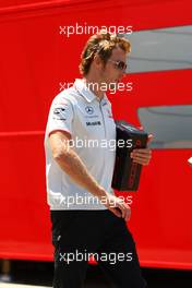 24.06.2010 Valencia, Spain,  Jenson Button (GBR), McLaren Mercedes - Formula 1 World Championship, Rd 9, European Grand Prix, Thursday