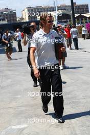 24.06.2010 Valencia, Spain,  Jenson Button (GBR), McLaren Mercedes - Formula 1 World Championship, Rd 9, European Grand Prix, Thursday