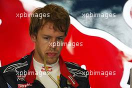 09.07.2010 Silverstone, England,  Sebastian Vettel (GER), Red Bull Racing - Formula 1 World Championship, Rd 10, British Grand Prix, Friday Practice