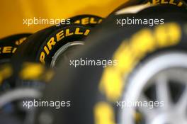 09.07.2010 Silverstone, England,  Pirelli tyres - Formula 1 World Championship, Rd 10, British Grand Prix, Friday