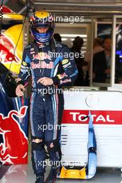 09.07.2010 Silverstone, England,  Mark Webber (AUS), Red Bull Racing - Formula 1 World Championship, Rd 10, British Grand Prix, Friday Practice