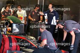 09.07.2010 Silverstone, England,  Karun Chandhok (IND), Hispania Racing F1 Team HRT- Formula 1 World Championship, Rd 10, British Grand Prix, Friday Practice