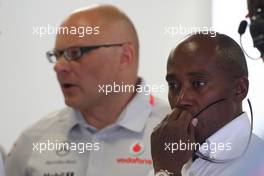 09.07.2010 Silverstone, England,  Anthony Hamilton (GBR), Father of Lewis Hamilton - Formula 1 World Championship, Rd 10, British Grand Prix, Friday Practice