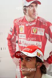 09.07.2010 Silverstone, England,  Fernando Alonso (ESP), Scuderia Ferrari - Formula 1 World Championship, Rd 10, British Grand Prix, Friday Practice