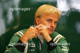 09.07.2010 Silverstone, England,  Heikki Kovalainen (FIN), Lotus F1 Team  - Formula 1 World Championship, Rd 10, British Grand Prix, Friday Practice