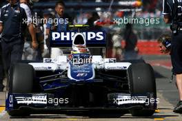 09.07.2010 Silverstone, England,  Nico Hulkenberg (GER), Williams F1 Team  - Formula 1 World Championship, Rd 10, British Grand Prix, Friday Practice
