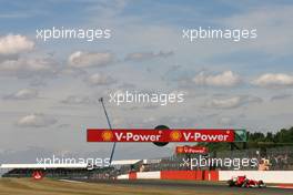 09.07.2010 Silverstone, England,  Fernando Alonso (ESP), Scuderia Ferrari  - Formula 1 World Championship, Rd 10, British Grand Prix, Friday Practice