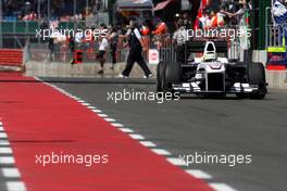 09.07.2010 Silverstone, England,  Pedro de la Rosa (ESP), BMW Sauber F1 Team, C29 - Formula 1 World Championship, Rd 10, British Grand Prix, Friday Practice