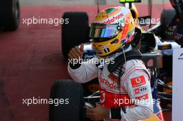 11.07.2010 Silverstone, England,  Lewis Hamilton (GBR), McLaren Mercedes - Formula 1 World Championship, Rd 10, British Grand Prix, Sunday Podium