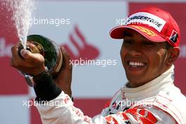 11.07.2010 Silverstone, England,  Lewis Hamilton (GBR), McLaren Mercedes  - Formula 1 World Championship, Rd 10, British Grand Prix, Sunday Podium