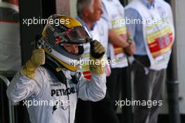 11.07.2010 Silverstone, England,  Nico Rosberg (GER), Mercedes GP Petronas - Formula 1 World Championship, Rd 10, British Grand Prix, Sunday Podium